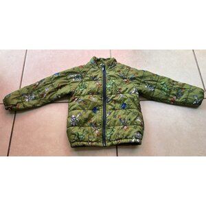 DISNEY Store Toy Story LightWeight Puffy Puffer Jacket Sz 3 Buzz Woody Forky